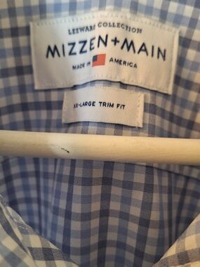 Mizzen+Main Men’s Light Blue Dress Shirt